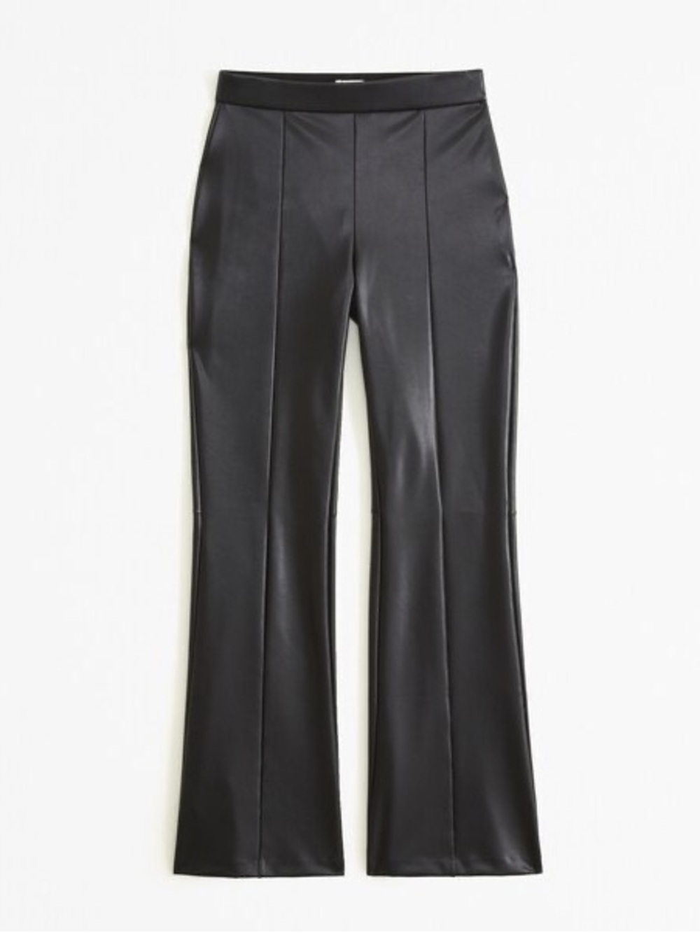 Abercrombie & Fitch Vegan Leather Flare Pant